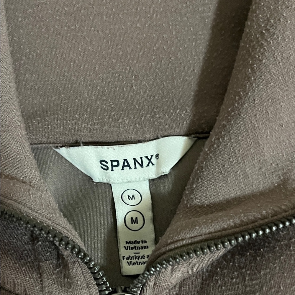 SPANX Brown Varsity Jacket - Picture 4 of 4